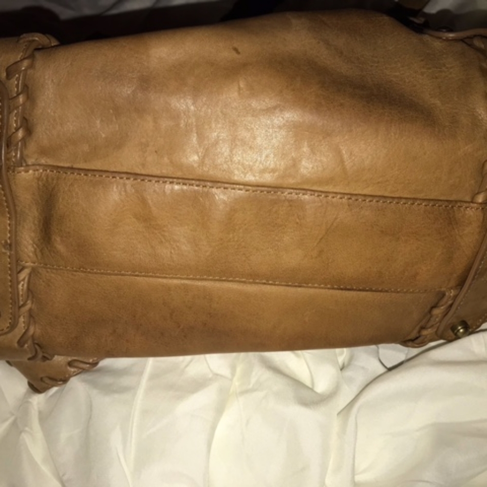 Kooba Brown Leather Bag with Gold Details - Picture 9 of 10